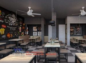 Thiết kế quán ăn nhanh