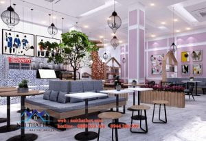 Thiết kế quán trà sữa