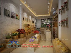 Thiết kế thi công cửa hàng hoa tươi