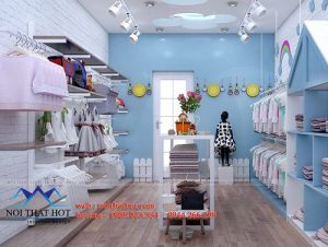 Thiết kế shop thời trang trẻ em