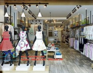 Thiết kế shop thời trang nữ