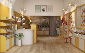 Thiết kế cửa hàng lưu niệm