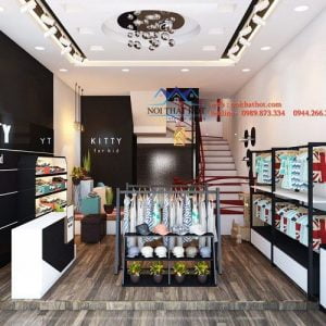 Thiết kế shop thời trang trẻ em