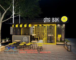 Thiết kế quán kem