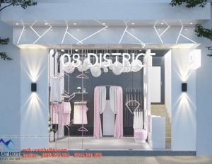 Thiết kế shop đồ lót và đồ ngủ nội y