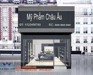 Thiết kế shop mỹ phẩm