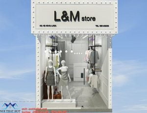 thiết kế shop thời trang tiết kiệm chi phí