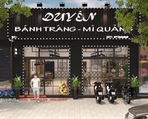 Thiết kế nhà hàng bánh tráng