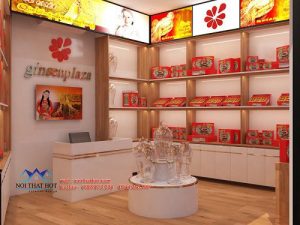 Thiết kế cửa hàng sâm