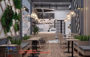 Thiết kế quán trà sữa