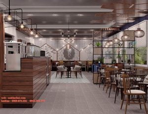 Thiết kế quán trà sữa