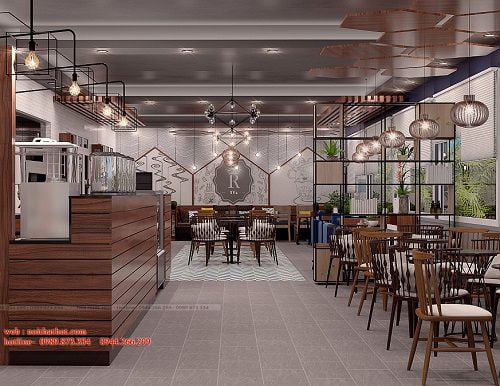 Thiết kế quán trà sữa