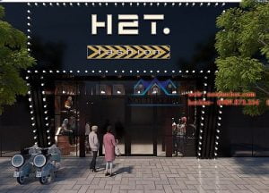 Thiết kế mặt tiền shop thời trang