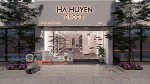 Thiết kế thi công shop giày dép
