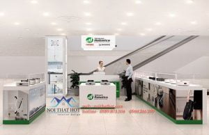 Thiết kế gian hàng máy hút bụi