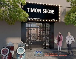 Thiết kế shop giày dép nữ