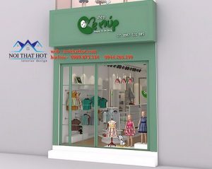 Thiết kế thi công shop mẹ và bé