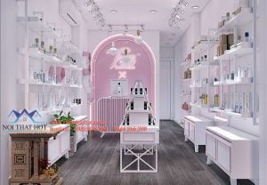 Thiết kế shop mỹ phẩm diện tích nhỏ