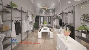 Thiết kế shop thơi trang 30m2
