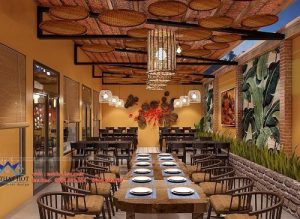 Thiết kế nhà hàng đồng quê