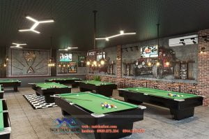 Thiết kế quán billiards