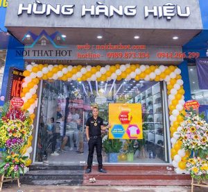 Thiết kế cửa hàng mũ nón
