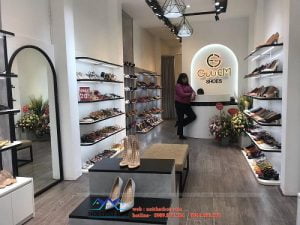 thiết kế thi công shop giày dép đẹp