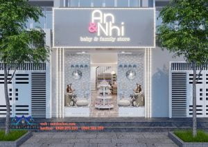 Thiết kế shop mẹ và bé hà nội