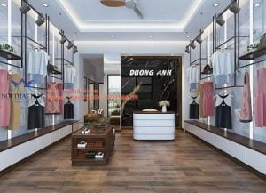 Thiết kê shop quần áo nữ diện tích nhỏ