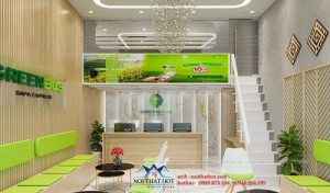 Thiết kế văn phòng xe du lich đẹp mắt