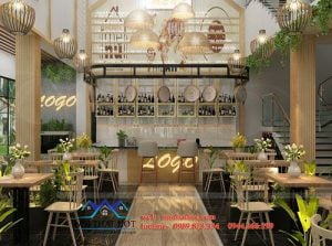 Thiết kế quán trà sữa