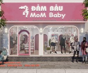 Thiết kế shop đầm bầu
