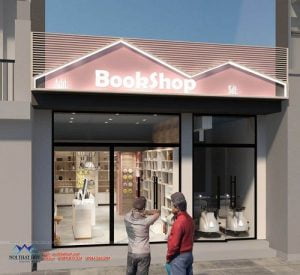 Thiết kế nhà sách diện tích nhỏ