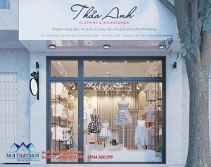 Thiết kế shop quần áo và phụ kiện thời trang