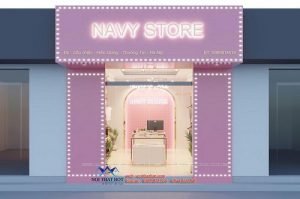 Thiết kế shop thời trang thường tín