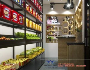 Thiết kế cửa hàng gạo và thực phẩm