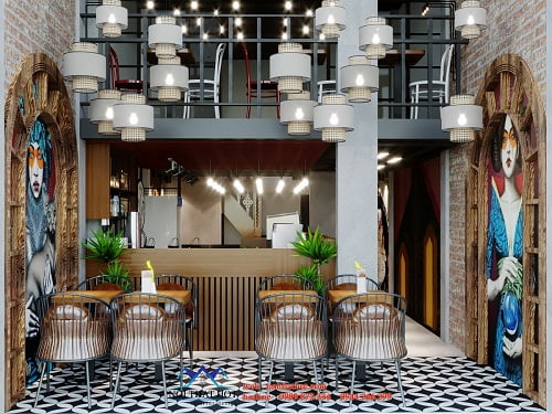 Thiết kế quán trà sữa cá tính