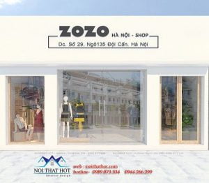 Thiết kế shop thời trang nữ