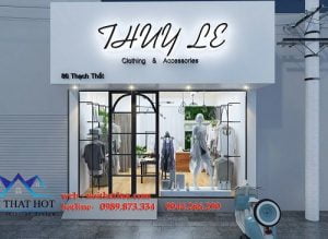 Thiết kế shop quần áo thạch thất