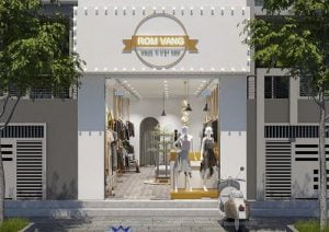 Thiết kế shop thời trang 40m2