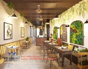 Thiết kế quán cafe 30m2