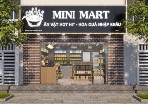 Thiết kế shop tạp hóa nhập khẩu