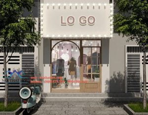 Thiết kế shop thời trang nữ 20m2