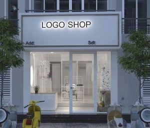 Thiết kế shop thời trang 30m2