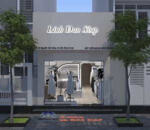 Thiết kế shop thời trang thái bình