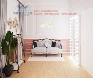 Thiết kế phòng livestream bán quần áo