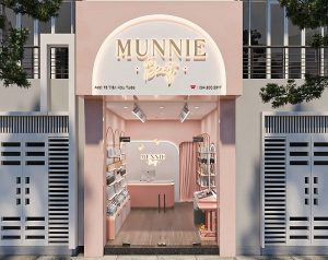 shop mỹ phẩm 15m2