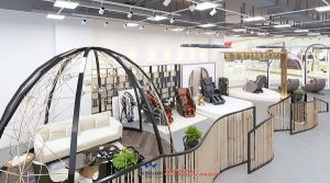 gian hàng ghế massage