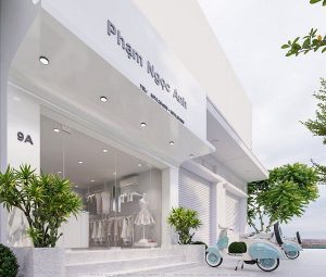 mặt tiền shop thời trang