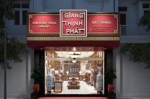 cửa hàng gốm sứ cao cấp